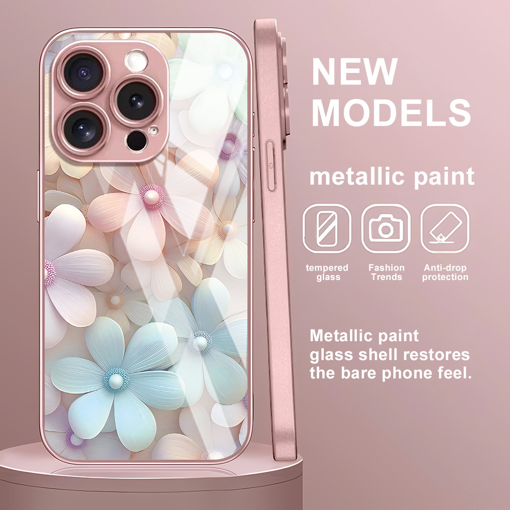 Flower Tempered Glass Case For - مراجعة Screen Protector Film وسعره