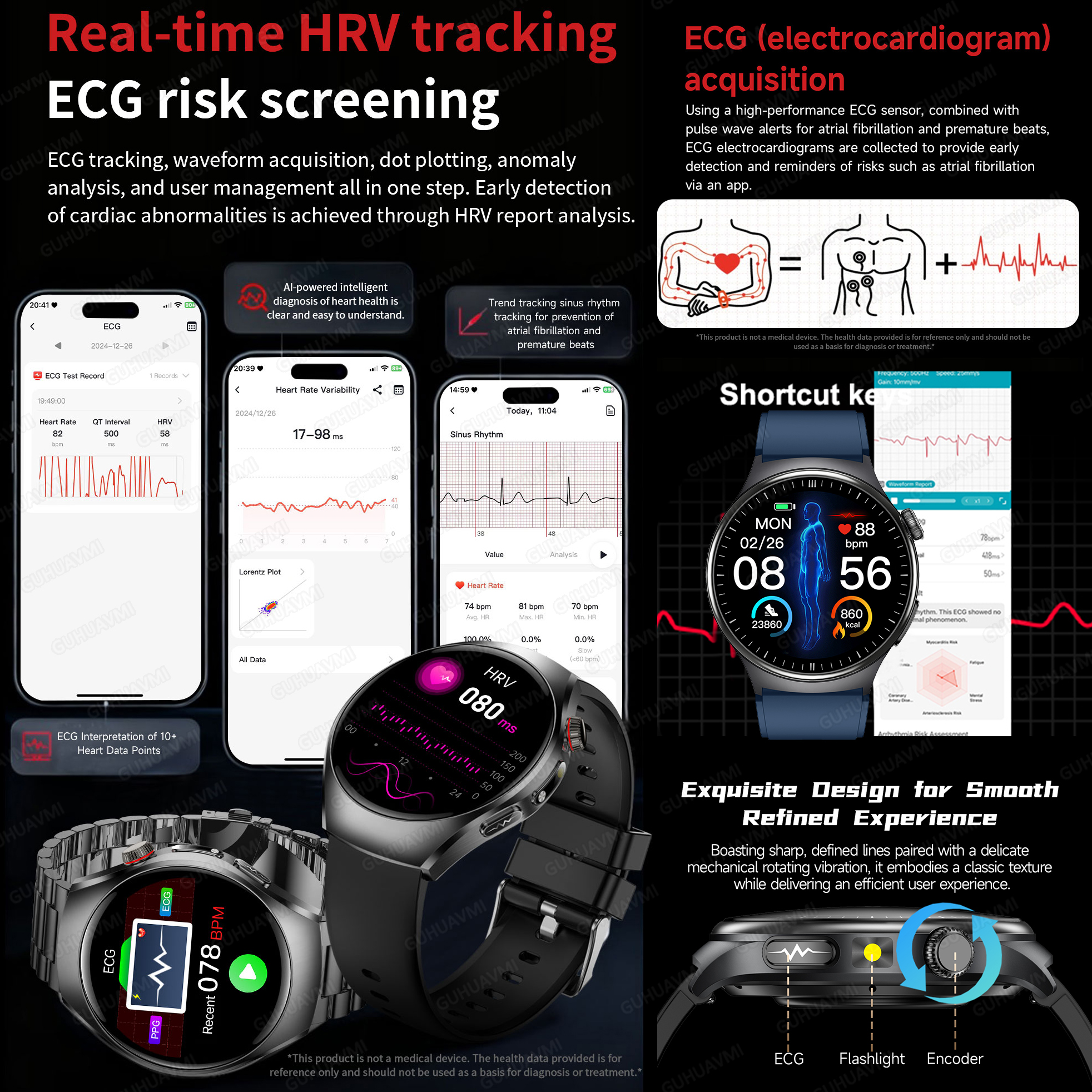 2026 New Accurate Diagnosis Sm - مراجعة Android Smartwatch Accessories وسعره