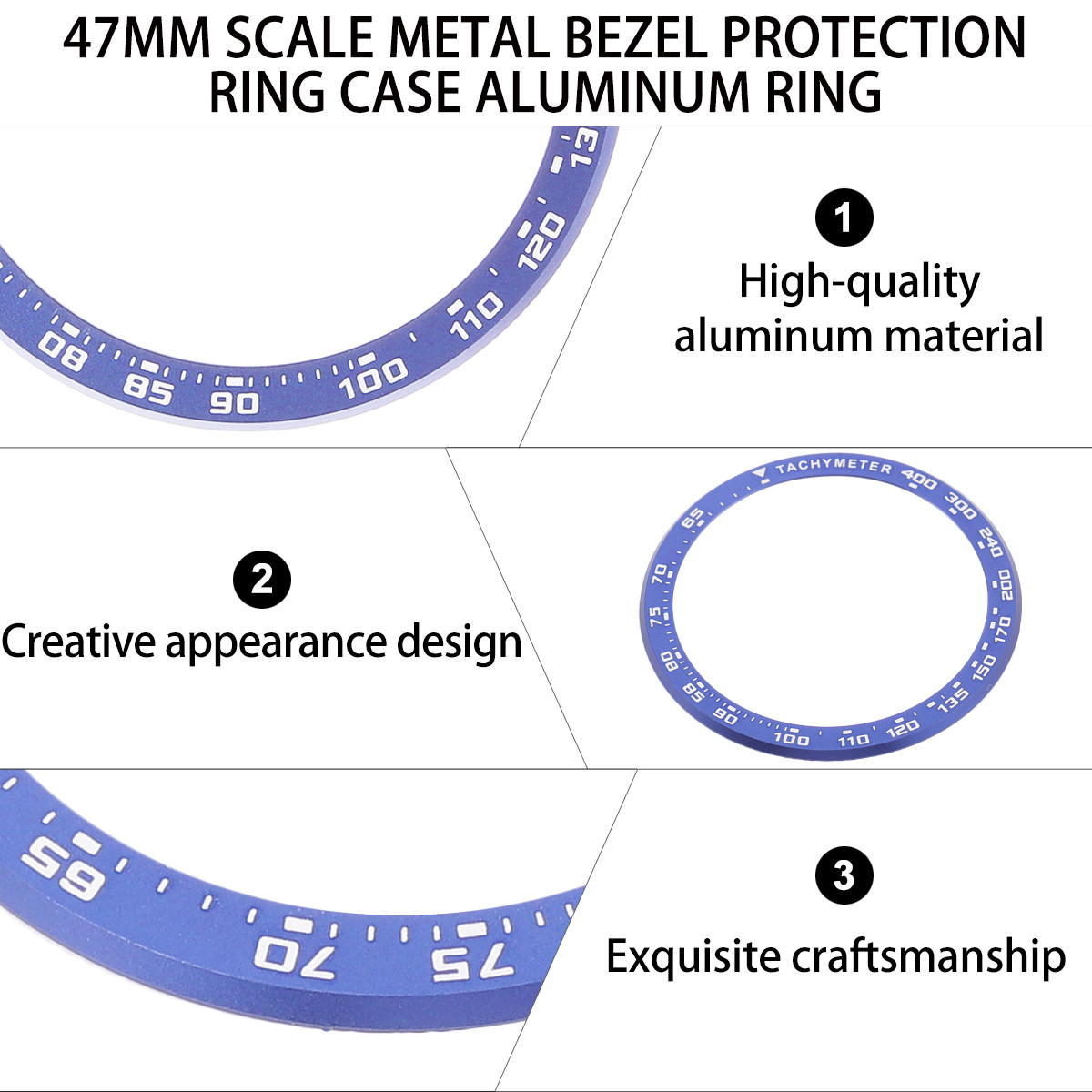 Metal Watch Bezel Ring 47Mm St - مراجعة Smartwatch Case وسعره