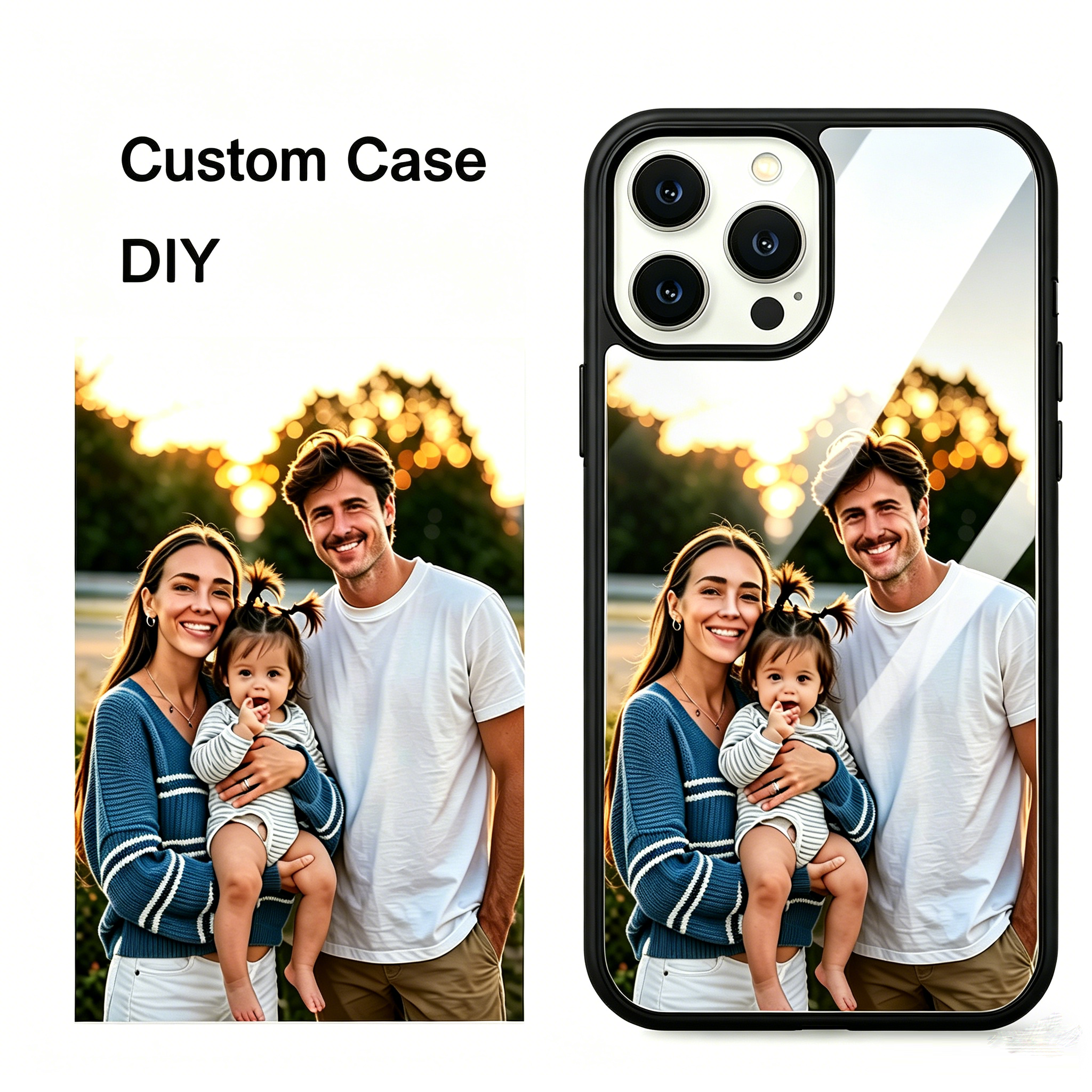 Custom Photo Mirror Glass Case - مراجعة Screen Protector Film وسعره