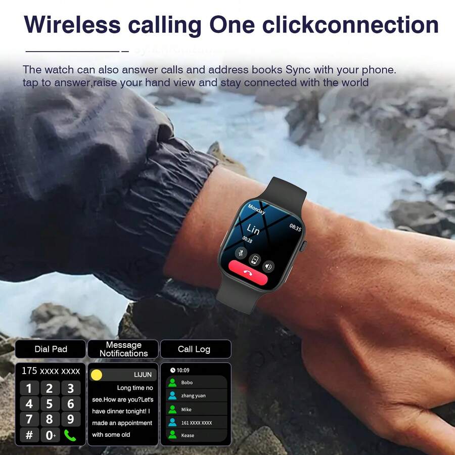 New Smartwatch with Wireless C - مراجعة Smartwatch Touch وسعره