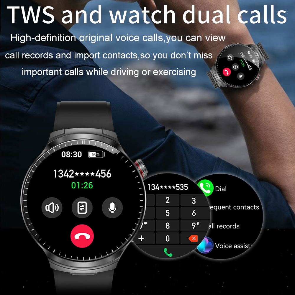 For Xiaomi New 2 in 1 Smart Wa - مراجعة Smartwatch Headset وسعره
