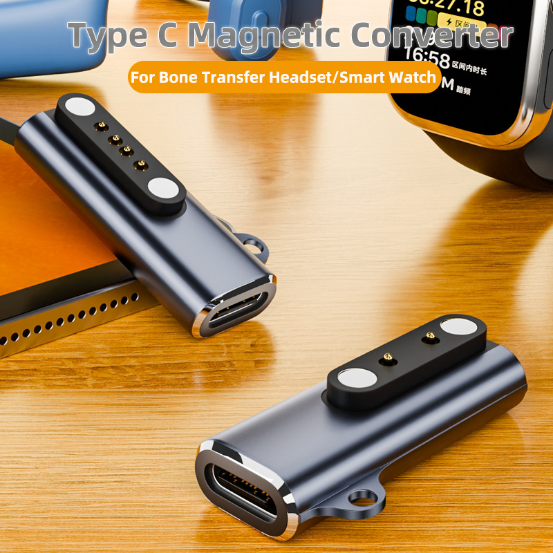 Magnetic Charger Adapter Type  - مراجعة Smartwatch Headset وسعره