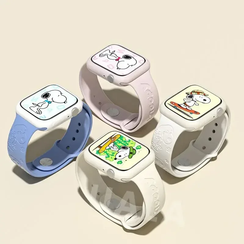 Snoopy iwatch8 watch with appl - مراجعة Apple Smartwatch Accessories وسعره