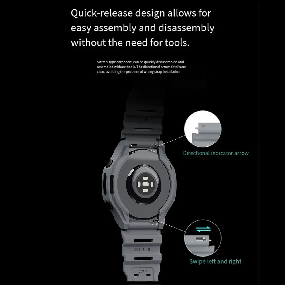 Silicone Straps For Samsung Fo - مراجعة Android Smartwatch Accessories وسعره