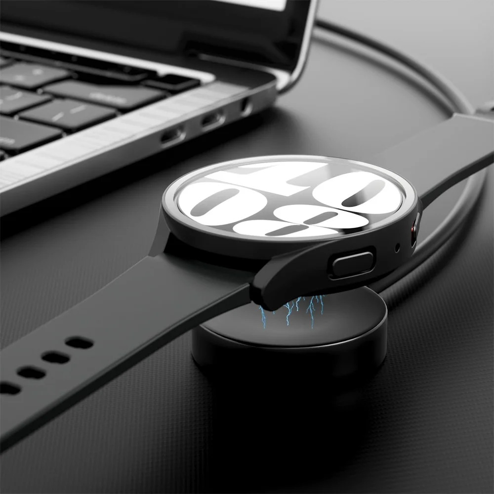 PC Case+Tempered Glass for Sam - مراجعة Samsung Smartwatch Accessories وسعره