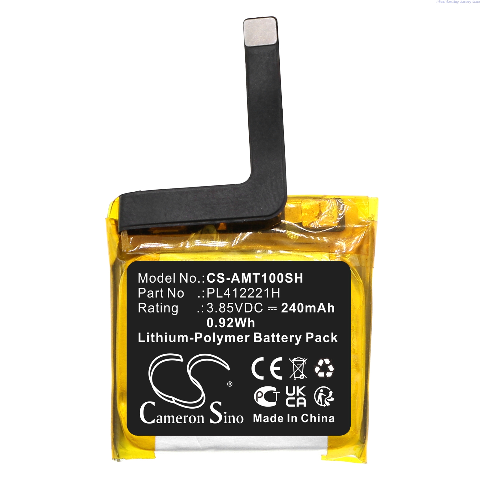 Cameron Sino 3.85V 240mAh Repl - مراجعة Smartwatch A1914 وسعره