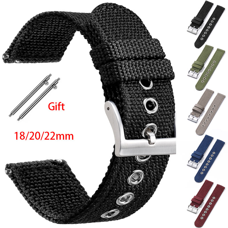 Nylon Strap 18mm 20mm 22mm Ban - مراجعة Nylon Nato Strap وسعره