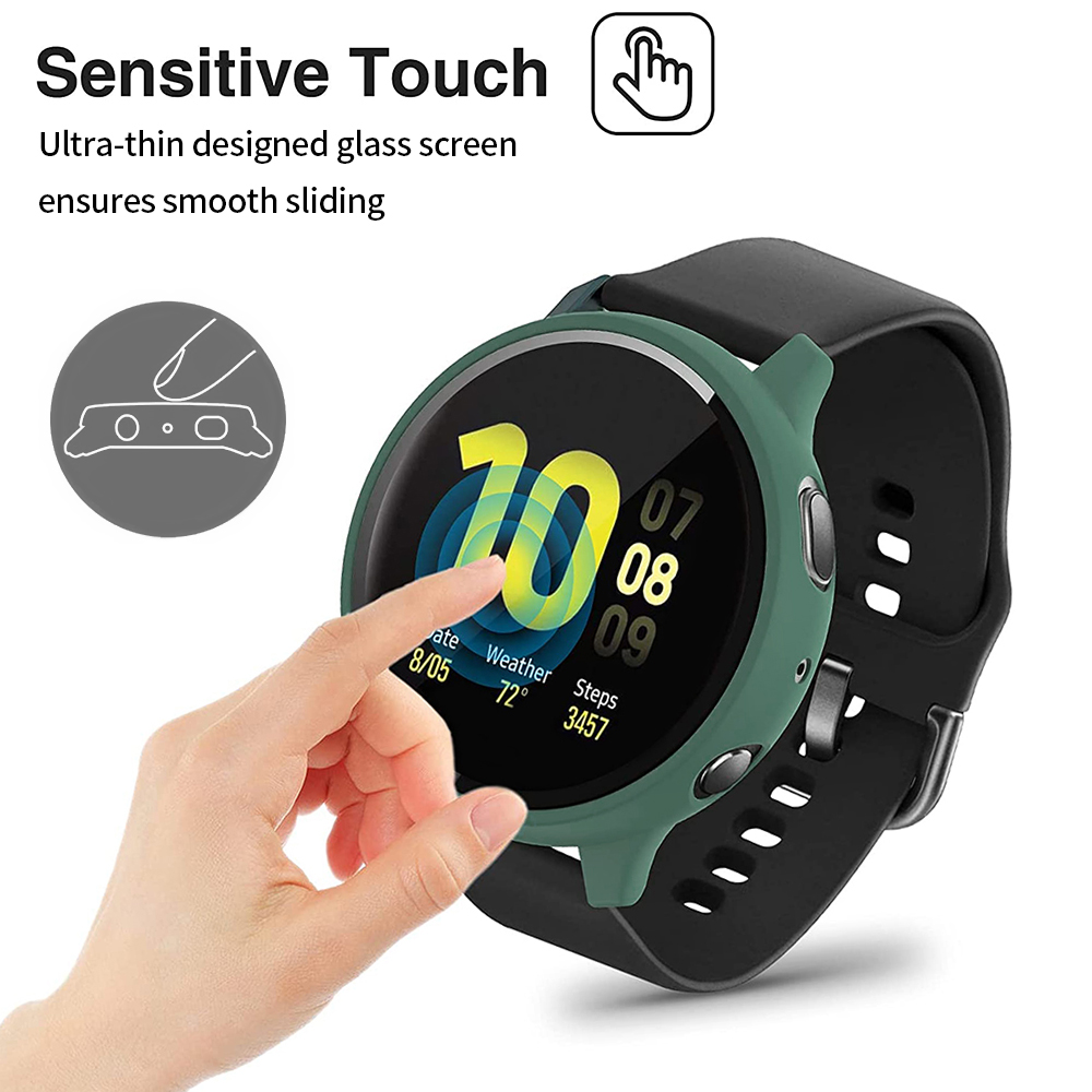 Case+Glass For Samsung Galaxy  - مراجعة Samsung Smartwatch Accessories وسعره