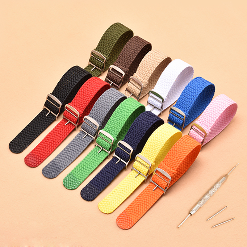 Nylon Weave Watch Strap for Pe - مراجعة Nylon Nato Strap وسعره