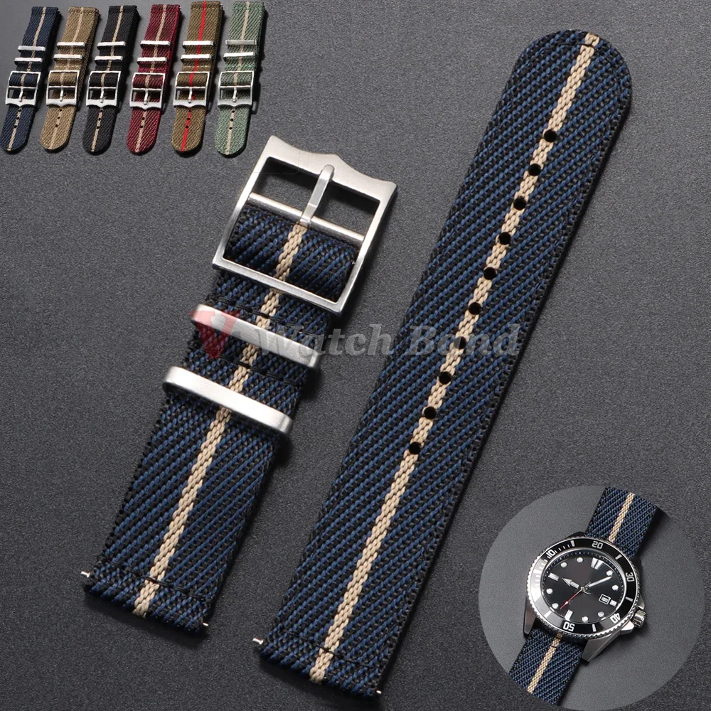 20 22mm Nylon Strap for Tudor  - مراجعة Nylon Nato Strap وسعره
