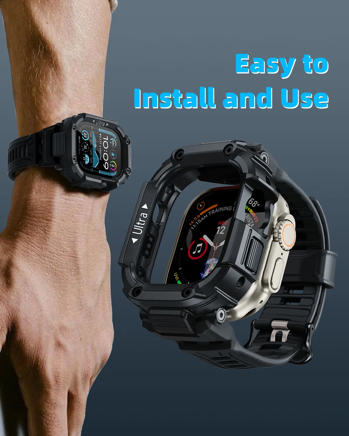 Oatsbasf Protector Frame Cover - مراجعة Watch Case Bumper وسعره