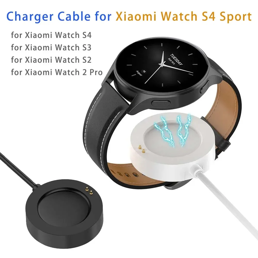 White Smartwatch Charging Cabl - مراجعة Android Smartwatch Accessories وسعره