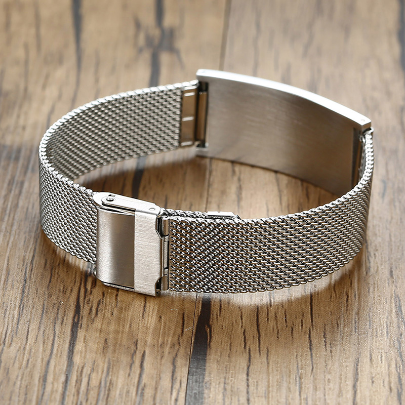 Men Bracelet Timeless Nature O - مراجعة Stainless Mesh Band وسعره