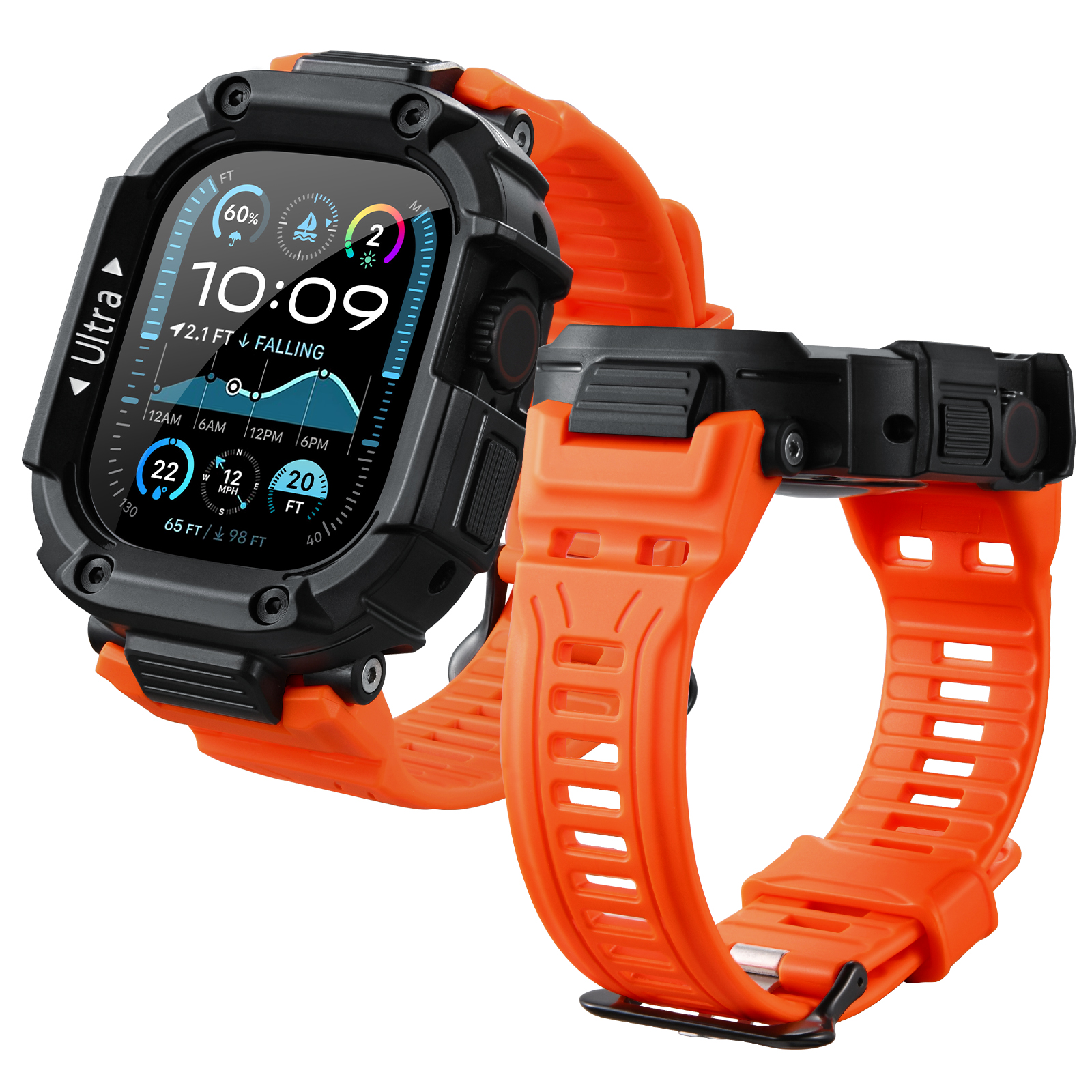 Oatsbasf for Apple Watch Ultra - مراجعة Watch Case Bumper وسعره