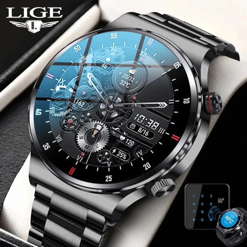 LIGE ECG+PPG Bluetooth Call Sm - مراجعة Smartwatch Instagram وسعره