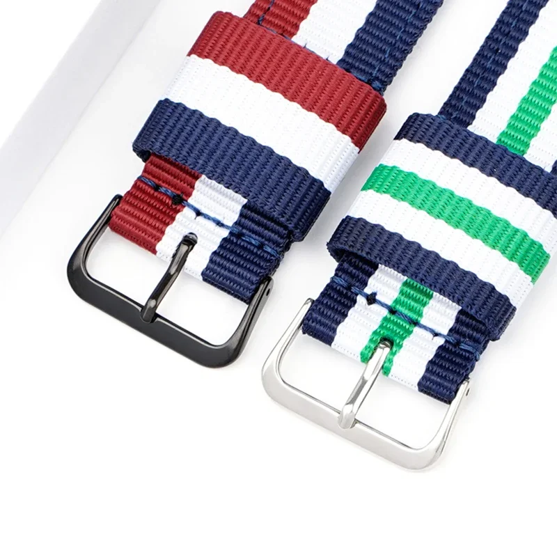 20mm 22mm Woven Nylon Strap fo - مراجعة Nylon Nato Strap وسعره