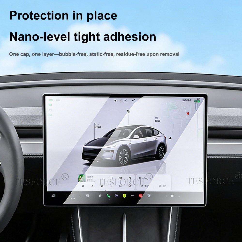 For Tesla Model Y Juniper 2026 - مراجعة Screen Protector Film وسعره