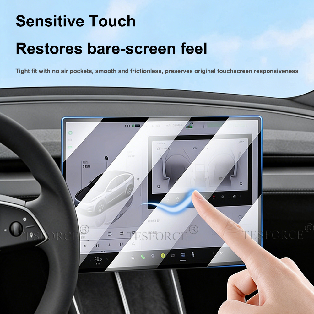 For Tesla Model Y Juniper 2026 - مراجعة Screen Protector Film وسعره