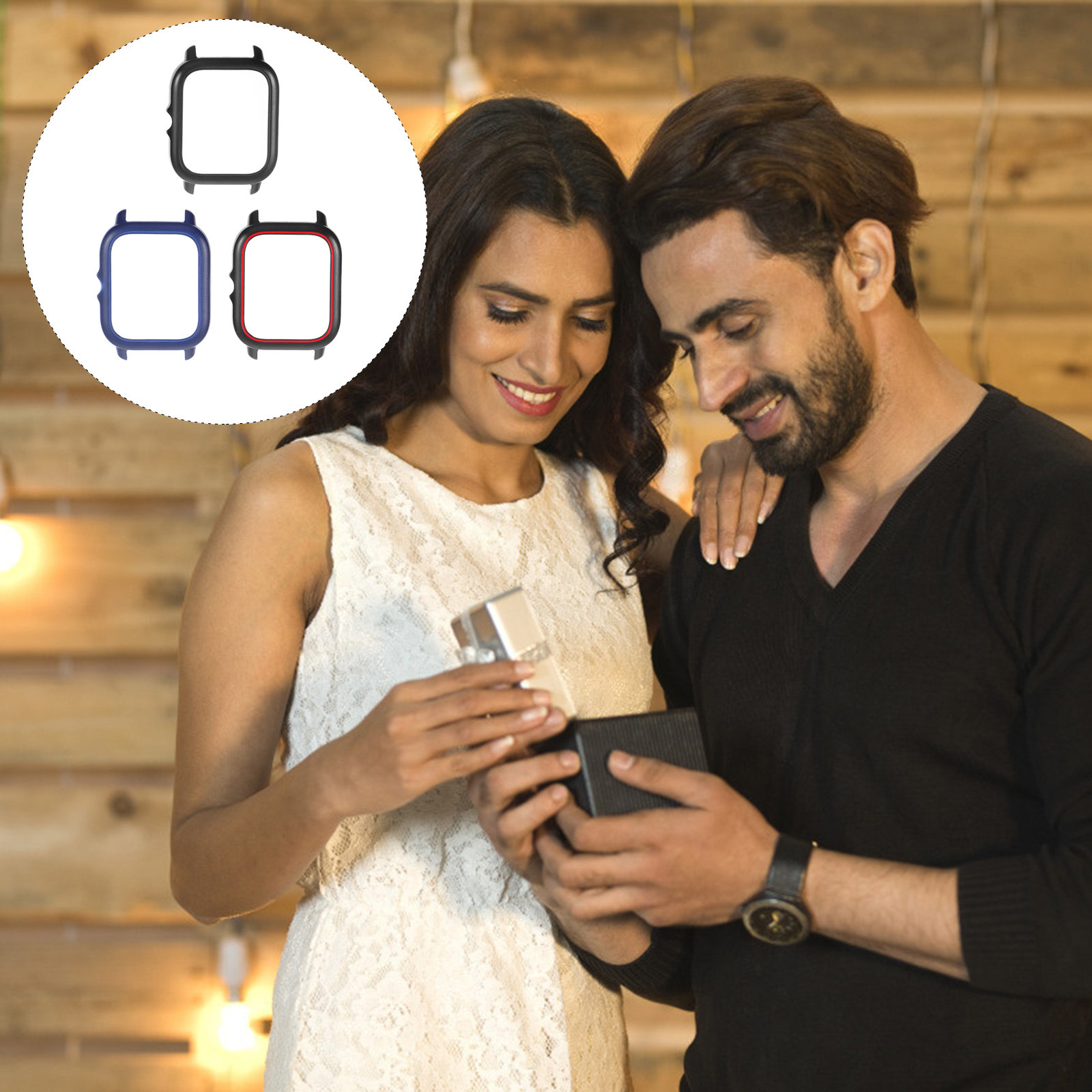 3Pcs Protective Watch Covers P - مراجعة Smartwatch Case وسعره