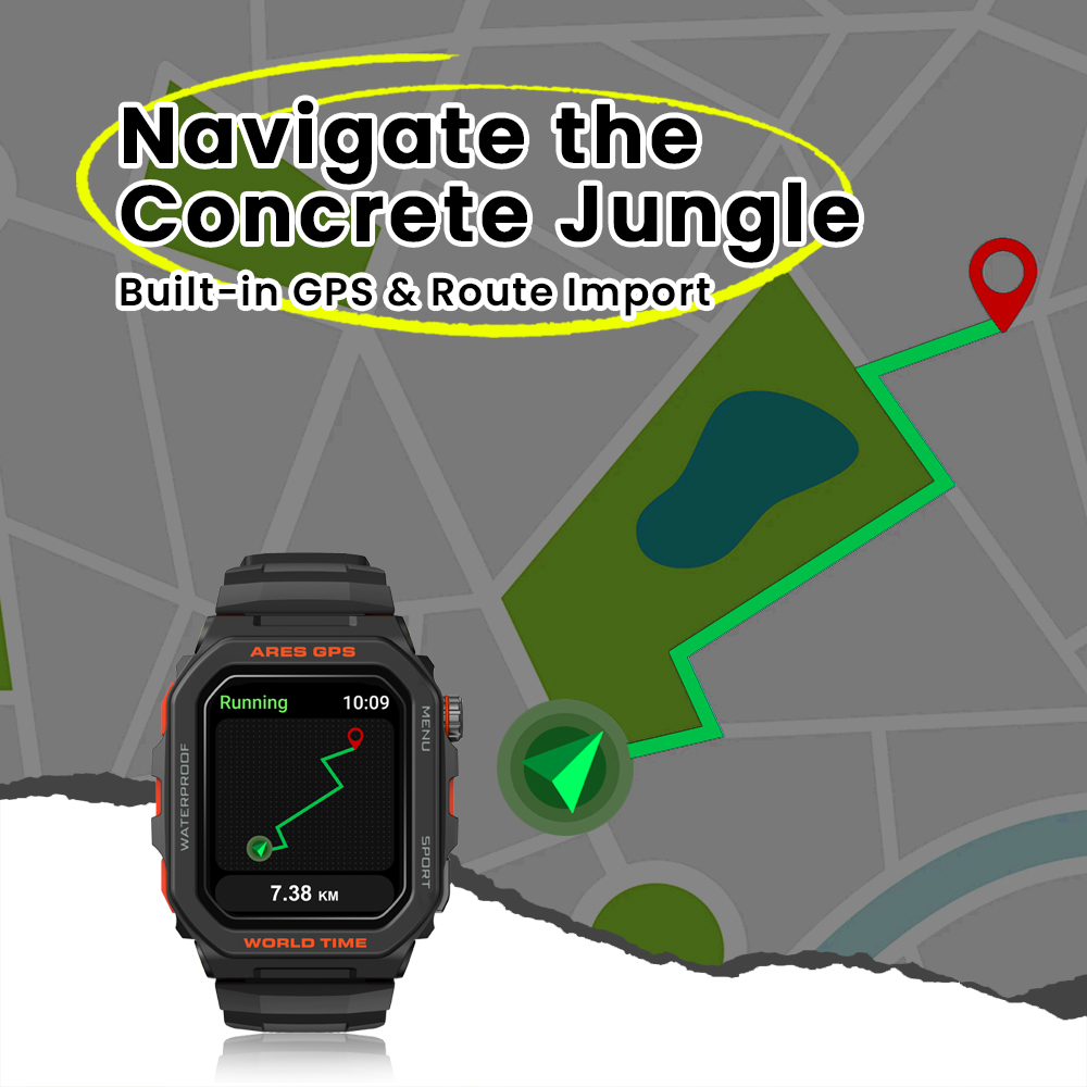 New Zeblaze Ares GPS Smart Wat - مراجعة Smartwatch Instagram وسعره
