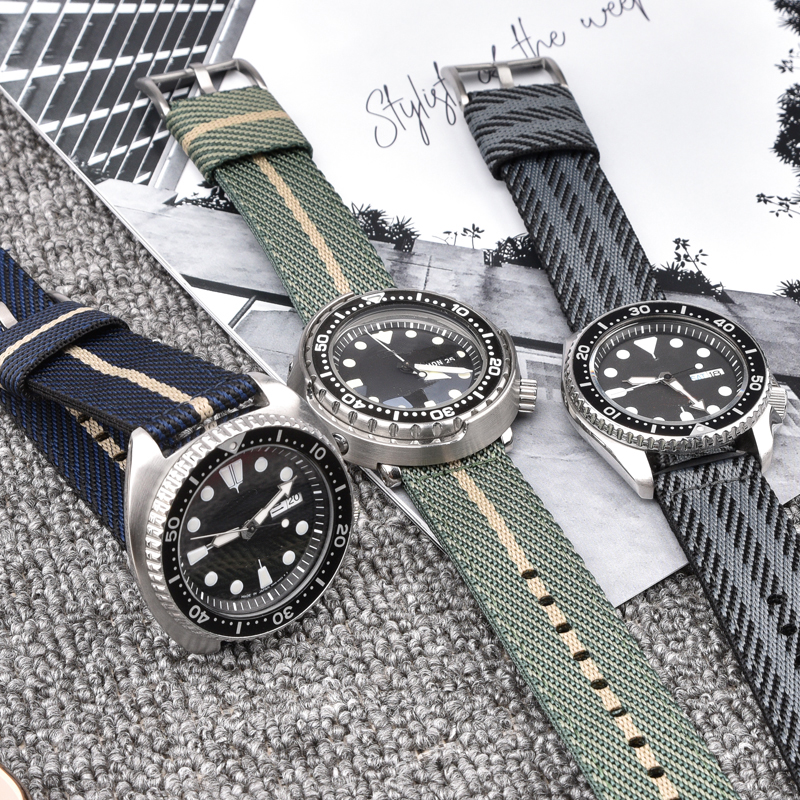 Woven Nylon Strap 18mm 20mm 22 - مراجعة Nylon Nato Strap وسعره