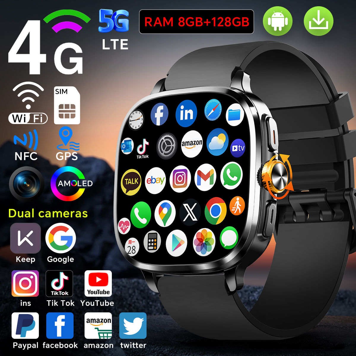 5G Full Netcom S99 Smartwatch  - مراجعة Smartwatch Store وسعره