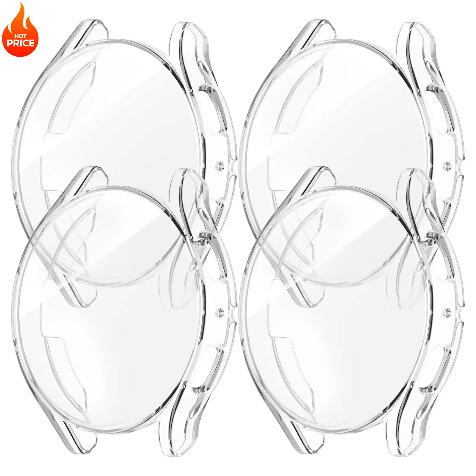 1-4pcs Case for Samsung Galaxy - مراجعة Samsung Smartwatch Accessories وسعره