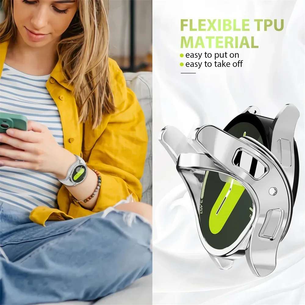 1-4pcs Case for Samsung Galaxy - مراجعة Samsung Smartwatch Accessories وسعره