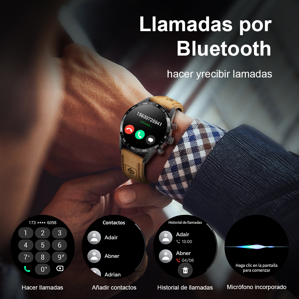LIGE 2024 New Rugged Military  - مراجعة Smartwatch Instagram وسعره