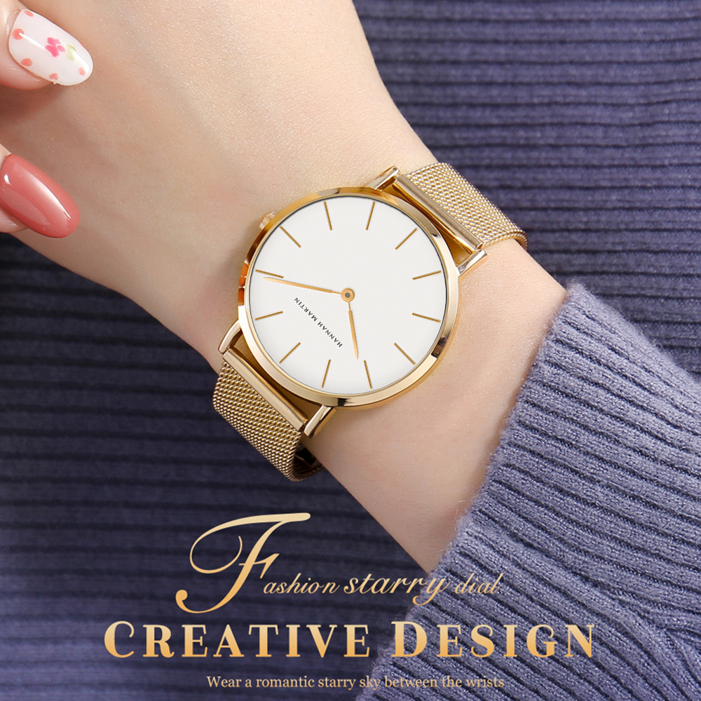 2023 New Women Bracelet Watch  - مراجعة Stainless Mesh Band وسعره