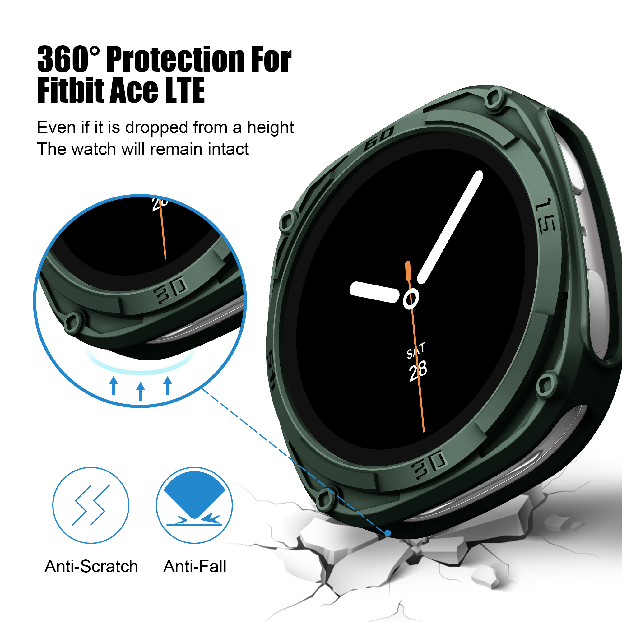 Rugged Bezel Case for Samsung  - مراجعة Samsung Smartwatch Accessories وسعره