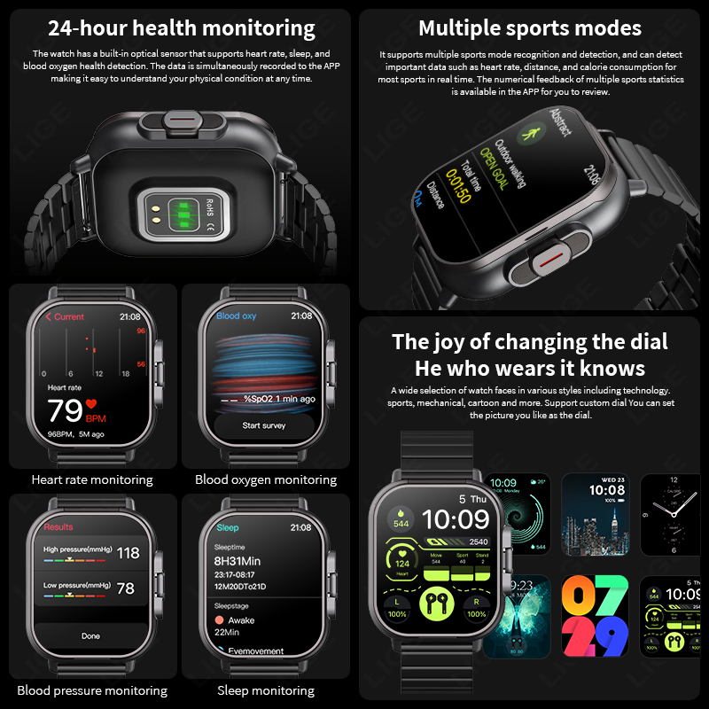 NFC Smart Watch TWS 2-in-1 Hea - مراجعة Smartwatch Headset وسعره