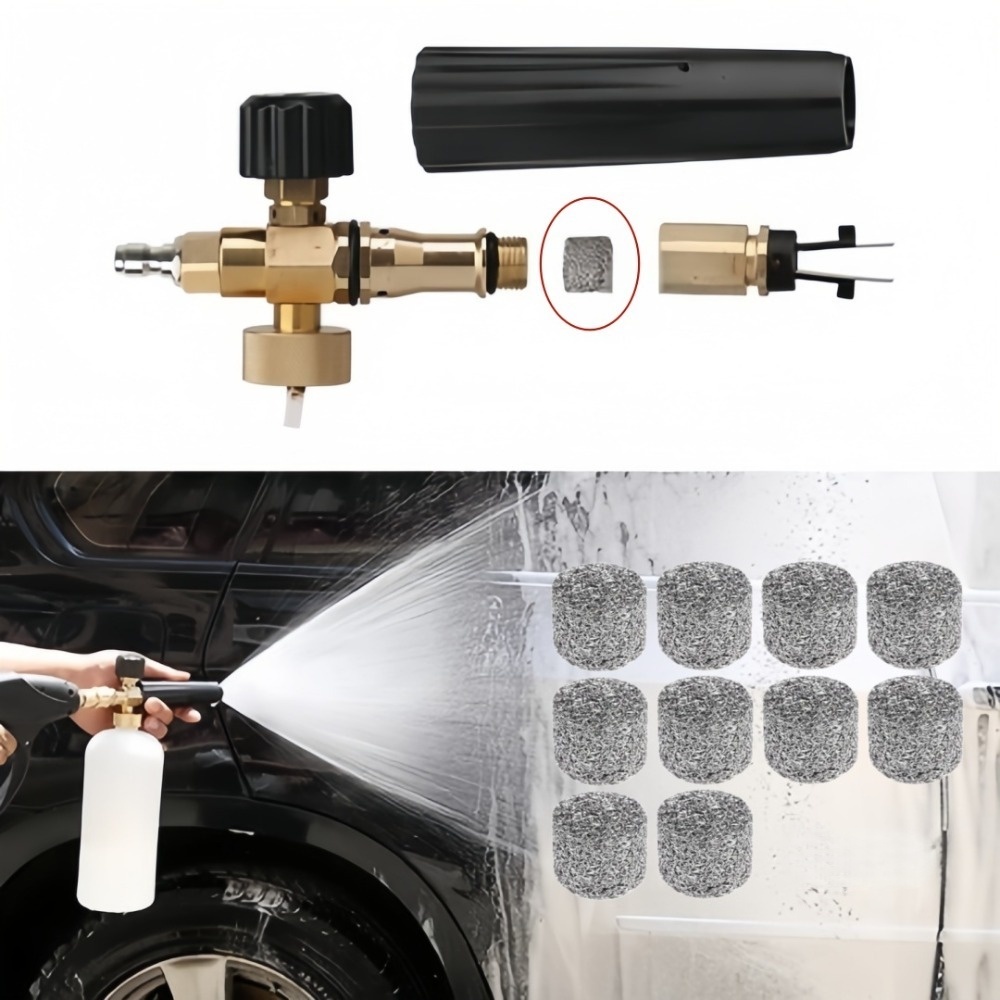 6pcs Car Wash High Density Foa - مراجعة Stainless Mesh Band وسعره