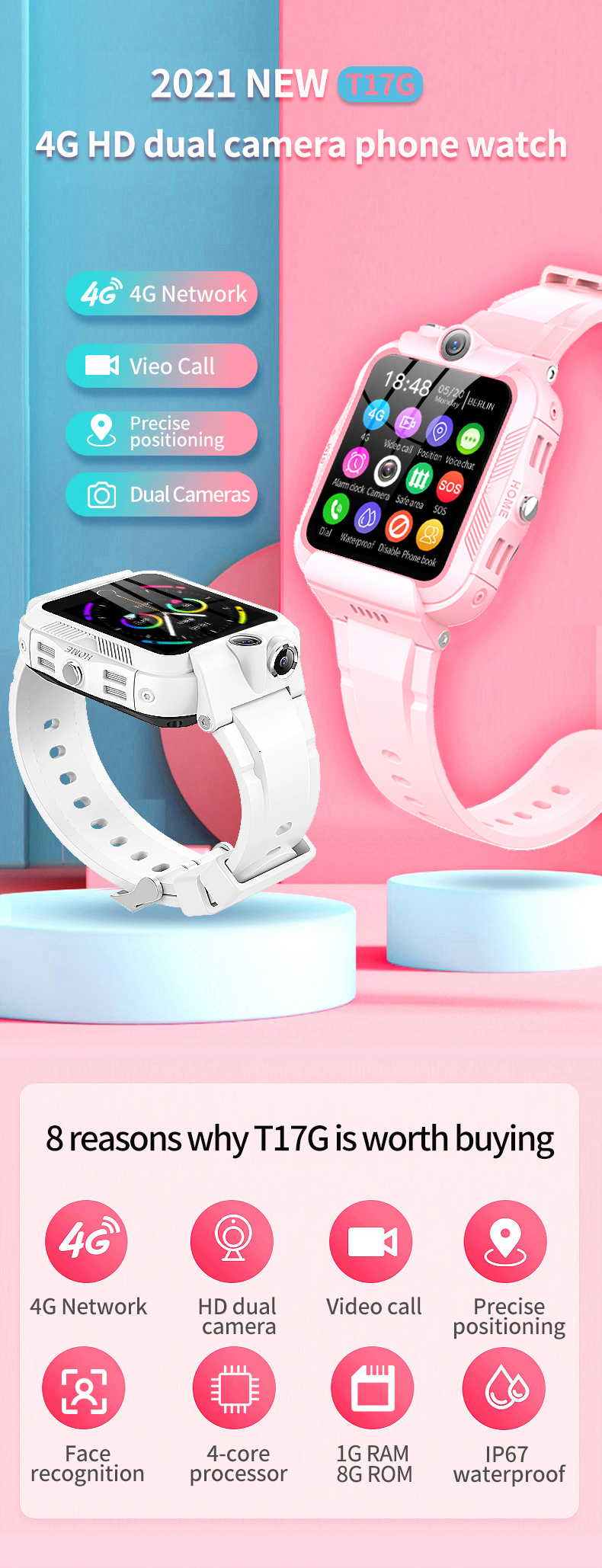 Kids Smart Watch 4G Sim Card S - مراجعة Smartwatch Store وسعره