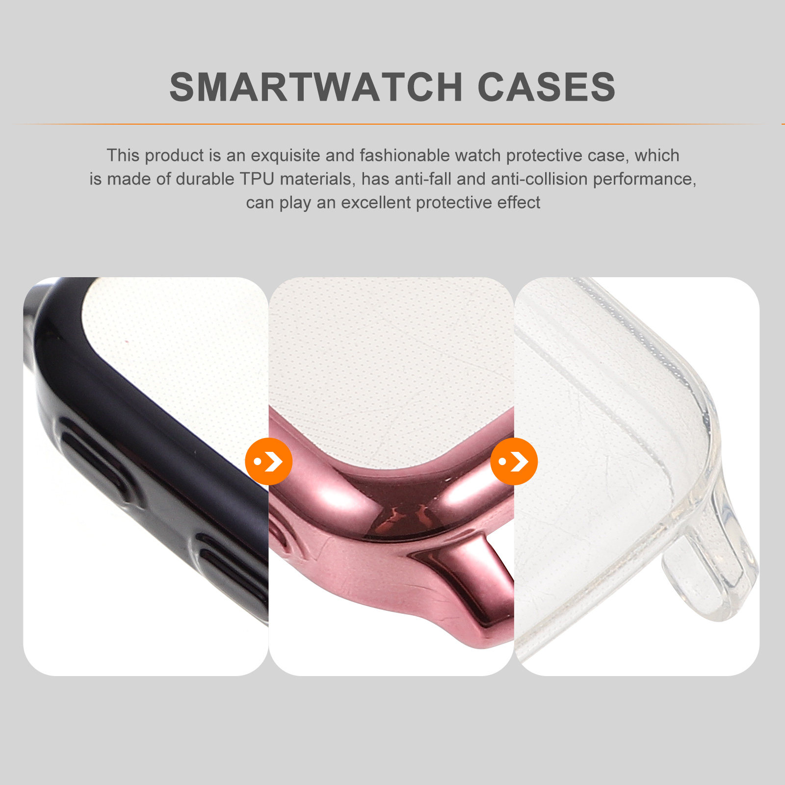 3Pcs Fashionable Tpu Watch Pro - مراجعة Smartwatch Case وسعره