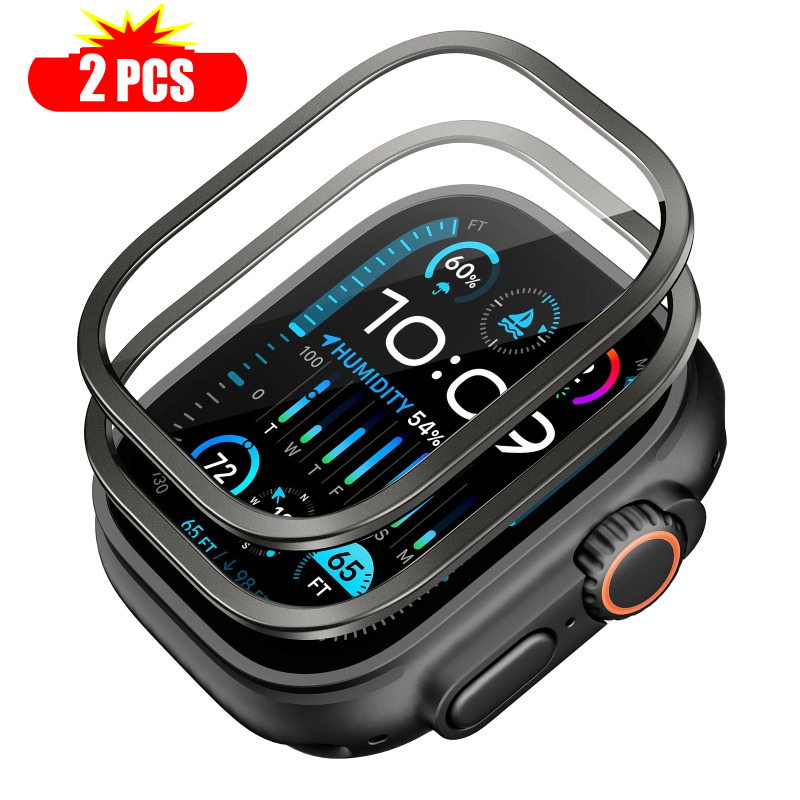 2pcs Tempered Glass for Apple  - مراجعة Apple Smartwatch Accessories وسعره