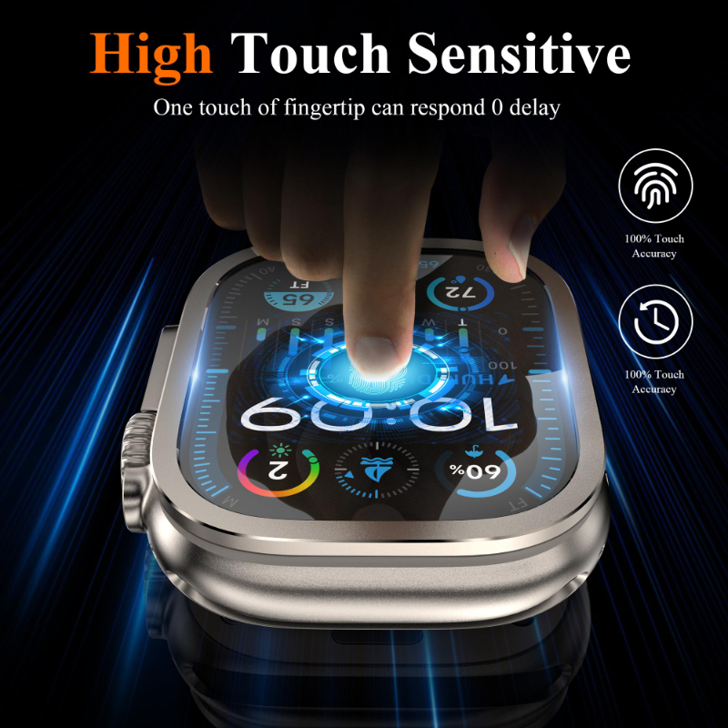 2pcs Tempered Glass for Apple  - مراجعة Apple Smartwatch Accessories وسعره