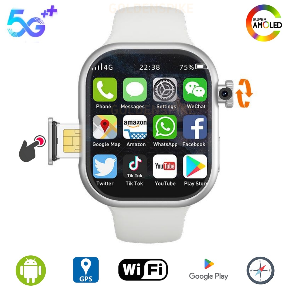 5G Smart Watch S10 Series Andr - مراجعة Smartwatch Instagram وسعره