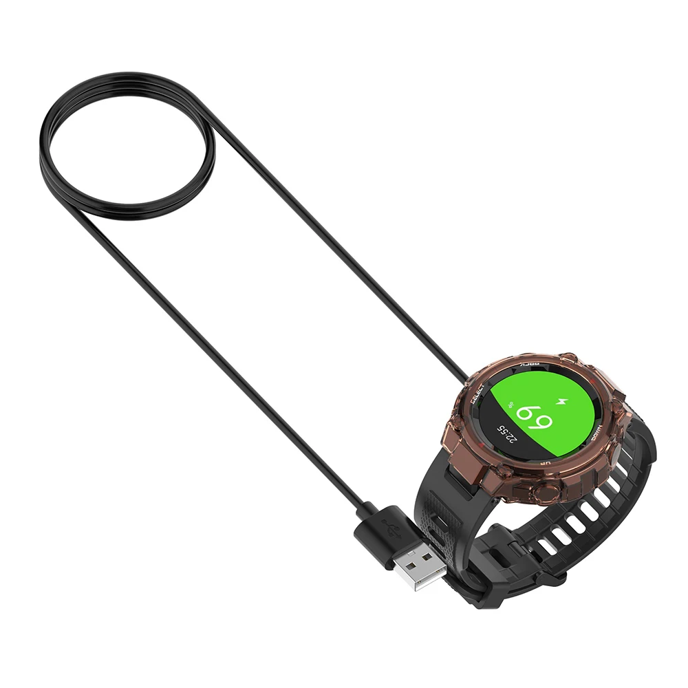1m USB Charging Cable For Huam - مراجعة Smartwatch A1914 وسعره