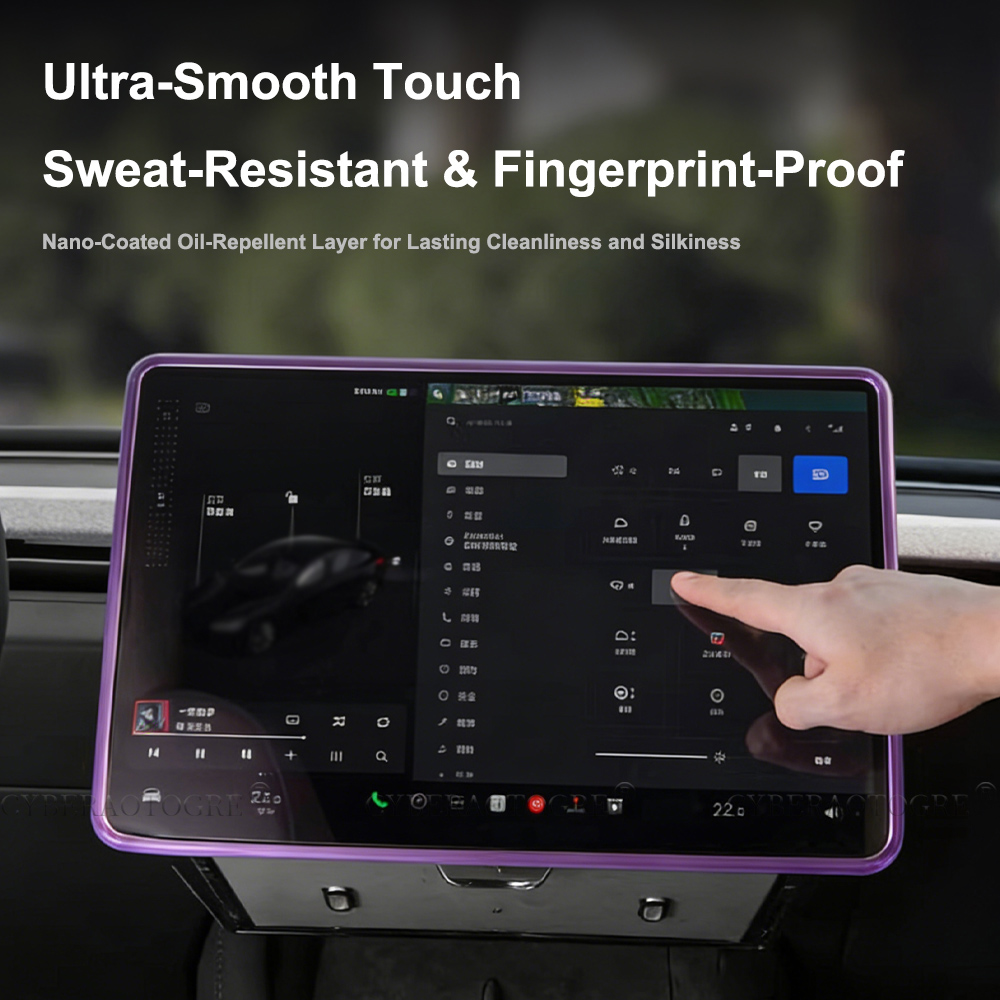 For Tesla Model Y Juniper 2026 - مراجعة Screen Protector Film وسعره