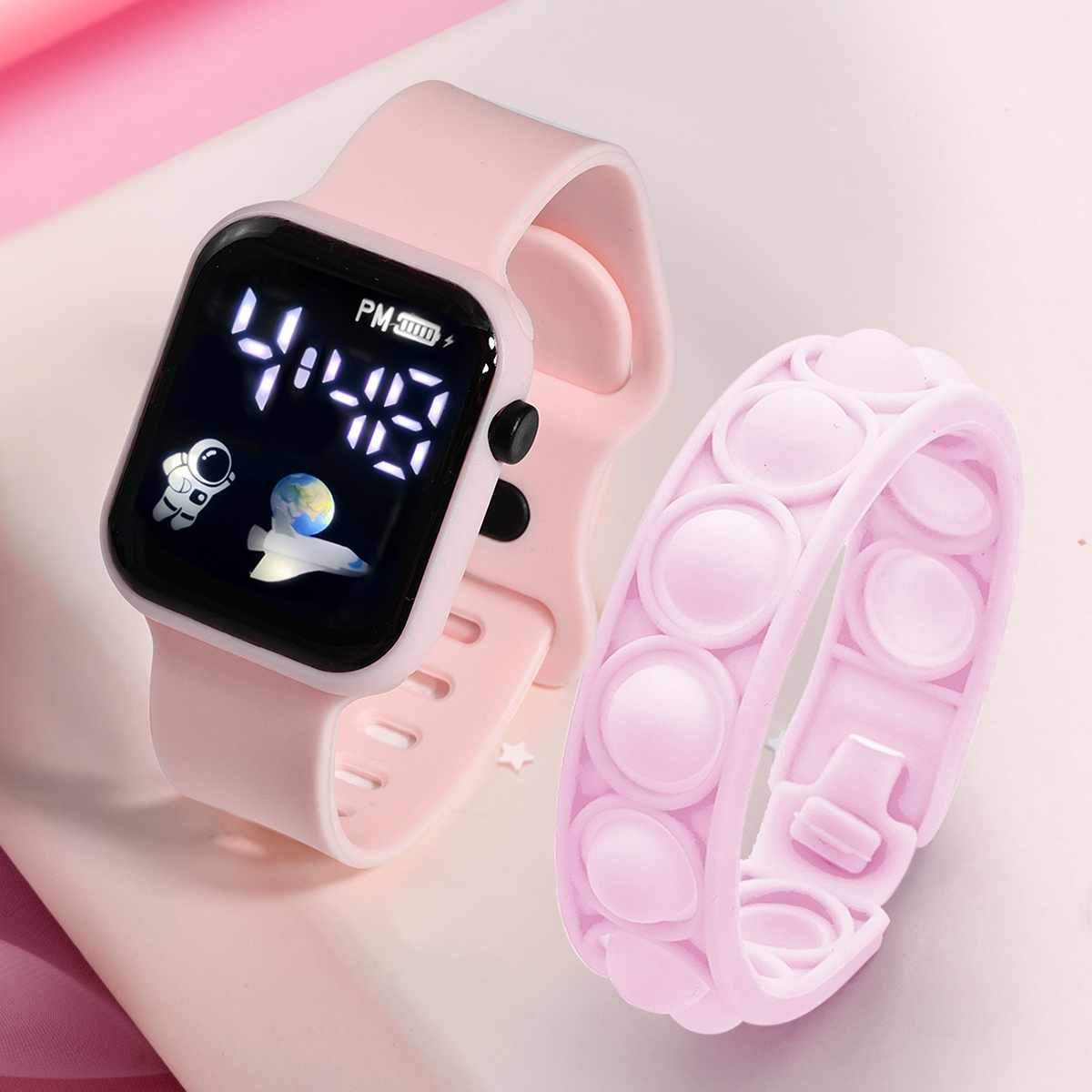2PCS Children's Smart Watch Br - مراجعة Smartwatch Touch وسعره