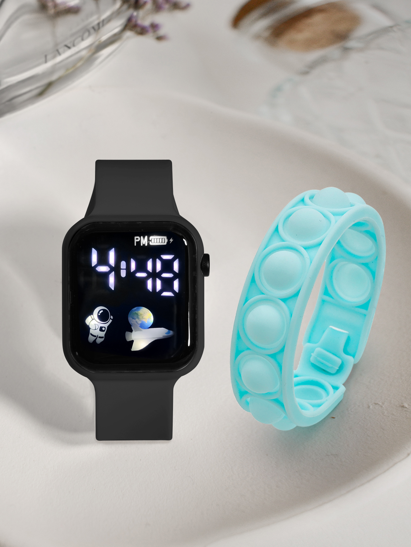 2PCS Children's Smart Watch Br - مراجعة Smartwatch Touch وسعره